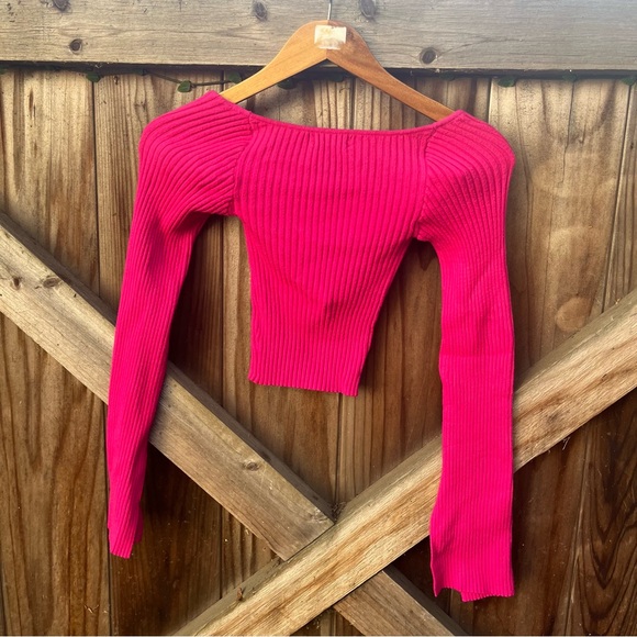 Pink Urban Outfitters Square Neck Top - Picture 5 of 6